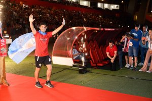 Lucas Robertone quiere triunfar en España con el Almería en Primera División.