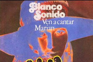 Detalle de la portada del disco de Blanco Sonido.