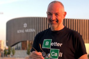 Ángel Rueda en Copenhage, la ciudad donde reside actualmente junto a su familia.