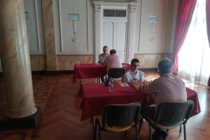 Ajedrez en las instalaciones del Circulo Mercantil.