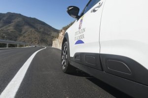 La carretera es una de las más transitadas de la red provincial.