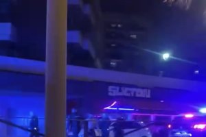 La Policía socorre al herido