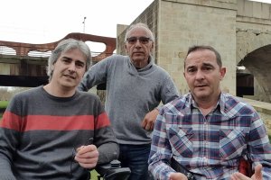 Rubén, José Ignacio y Antonio.