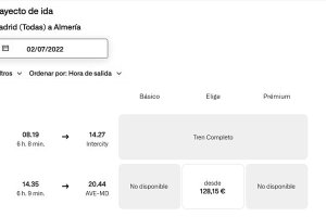 El tren de este sábado se completó hace días, según fuentes sindicales.