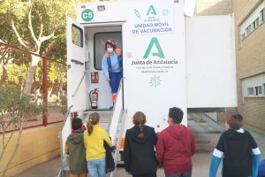 Vacunación a escolares almerienses.