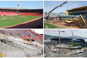Power Horse, La Cerámica, Balaídos y Son Moix. Los clubes están de obras.
