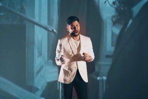 Poveda, durante un concierto.