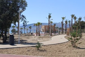 Vista del nuevo paseo marítimo pendiente de abrir