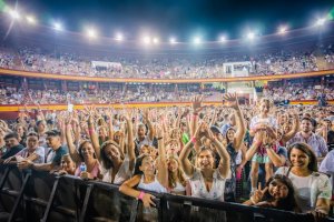 El público vibró con el concierto de Camilo.