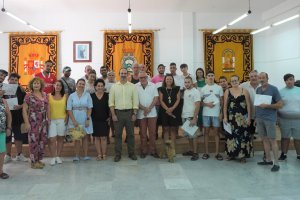 Imagen de los alumnos titulados en la segunda edición de formación sobre el desmantelamiento de la central térmica de Carboneras.