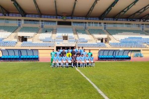 El Poli Ejido en el campo de Santo Domingo.