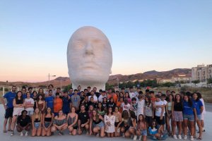Participantes en el campus en la Ciudad de la Cultura de Olula del Río.