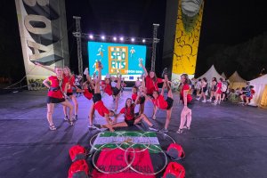 Sello roquetero en la cita de Portugal.