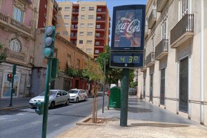 43 grados en la capital la semana pasada.