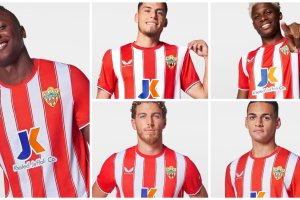 La nueva camiseta del Almería de Primera.
