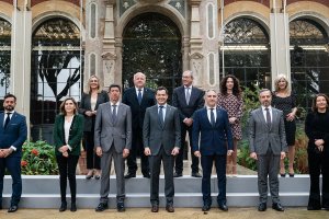Imagen reciente de los últimos consejeros de la Junta que han formado parte del gobierno de coalición de PP y Ciudadanos.
