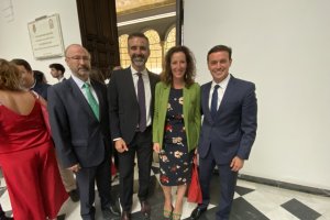 Luis Rogelio Rodíguez-Comendador, Ramón Fernández-Pacheco, María Vázquez y Javier Aureliano García.