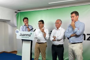 Góngora, Matarí, Amat y Castellón, este jueves en rueda de prensa.