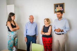 Visita de Gabriel Amat a la Escuela de Verano.