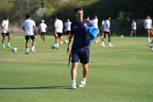 Rubi en el stage de Montecastillo, en Jerez de la Frontera.
