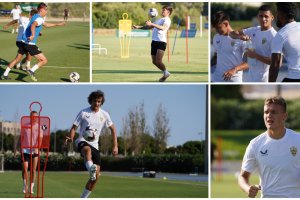 Cinco de las seis caras nuevas del Almería.