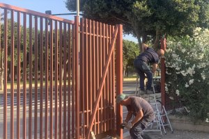 Reparación del vallado del recinto ferial