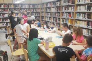 Interior de la Biblioteca Modesto García Contreras de Tabernas.
