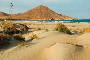 La playa de Los Genoveses, en una imagen de archivo.