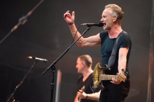 Sting, durante un concierto.
