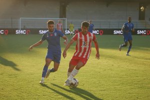 Curro en el partido ante el Al Hilal.