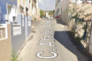 Calle en la que ocurrieron los hechos.