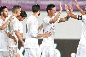 Lazo en aquel Real Madrid de Rafa Benítez de 2015 ante el Inter de Milán en China. 