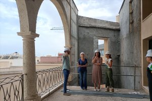 Visita a las obras del interior de la Casa Consistorial