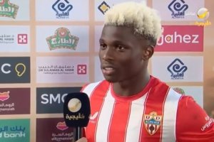 Ramazani, el domingo después del partido ante el Al Hilal.