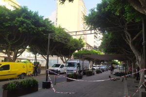 Arranca el montaje de los ambigús de la Feria del Mediodía.