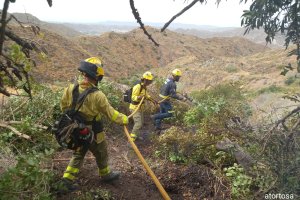 Fotografía publicada por el Plan Infoca en su perfil de Twitter (@Plan_INFOCA).