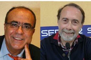 Antonio Torres y Juan José Melero, comentaristas del Carrusel Deportivo de la Cadena SER.