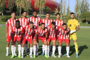 El once del Almería que se midió al Cartagena en el campo Anexo.