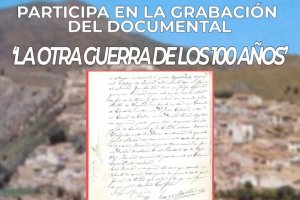 Detalle del cartel para presentarse para participar en el documental.