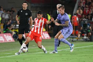 El argentino en el partido ante la Galaxia Blanca.
