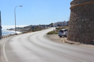Imagen de archivo del tramo desde el Castillo de Jesús Nazareno al término municipal de Mojácar.
