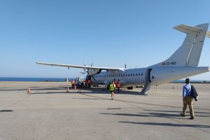 Imagen de archivo de uno de los aviones que cubre el trayecto.