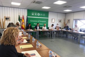 Una reunión del Consorcio Metropolitano de Transportes.