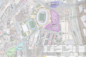 Aparcamientos para la Feria de Almeía.