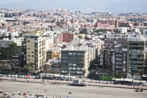 Imagen de archivo de bloques de viviendas.