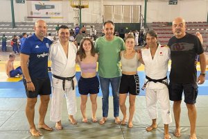 El XI Campus de Judo en Feria de Almería reúne a 105 deportistas.