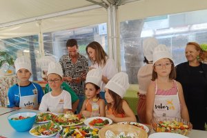 Taller de La Pandi en la feria de Almería