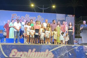 Momento del homenaje a José María Pinilla en Terreros.