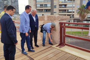 Evaluación del estado del Cable Inglés tras el accidente del pasado jueves.