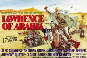 Cartel de la película Lawrence de Arabia.